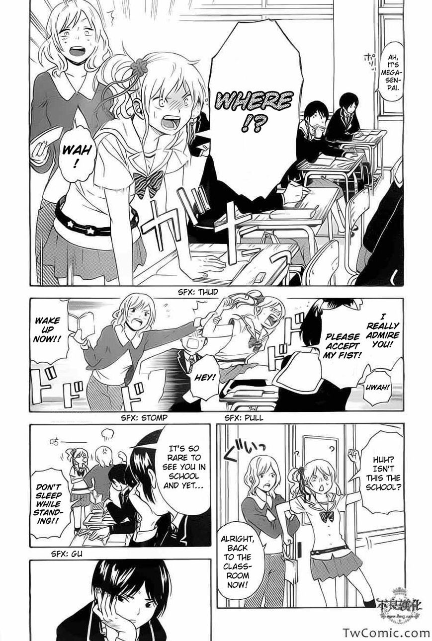Sakurasaku Shoukougun Chapter 2 page 8 - Chapter 2 : A typhoon brought to school