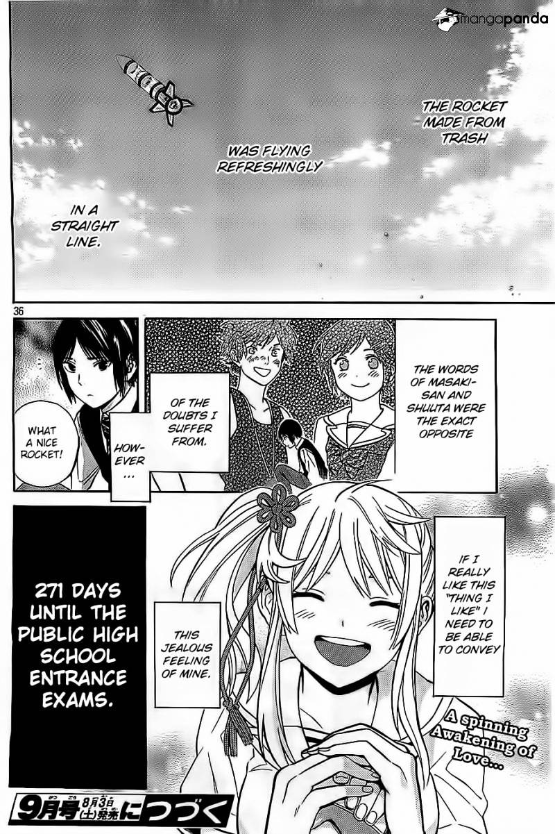 Sakurasaku Shoukougun Chapter 6 page 37 - Chapter 6 : The Hawk that flies with Rockets