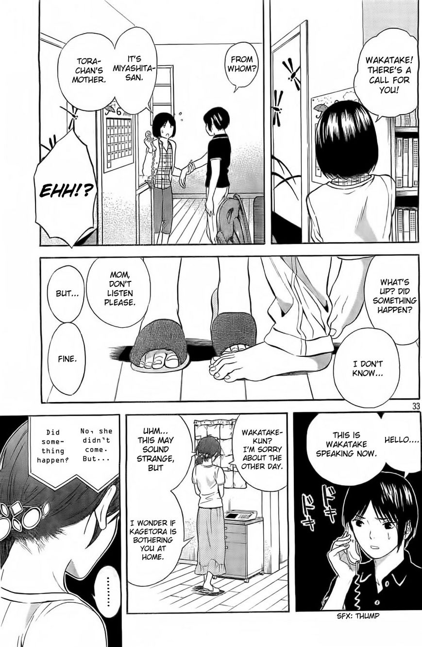 Sakurasaku Shoukougun Chapter 9 page 34 - Chapter 9 : The Heart Beating Twice On The Phone