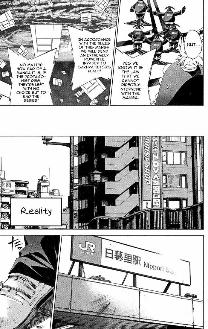 Sakuratetsu Taiwahen Chapter 11 page 9 - Chapter 11: The Space Between Manga and Reality
