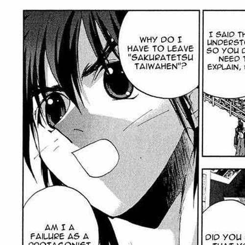 Sakuratetsu Taiwahen Chapter 12.5: The Existence of the Manga World cover