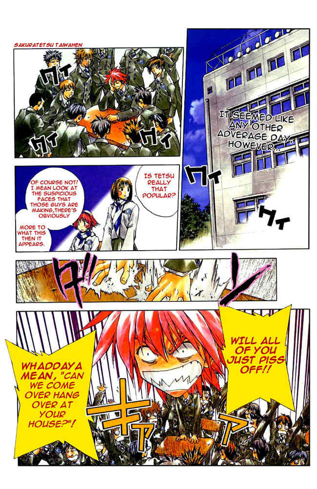Sakuratetsu Taiwahen Chapter 4 page 3 - Chapter 4: Invasion of the Schobenhauer, God of Assholes!