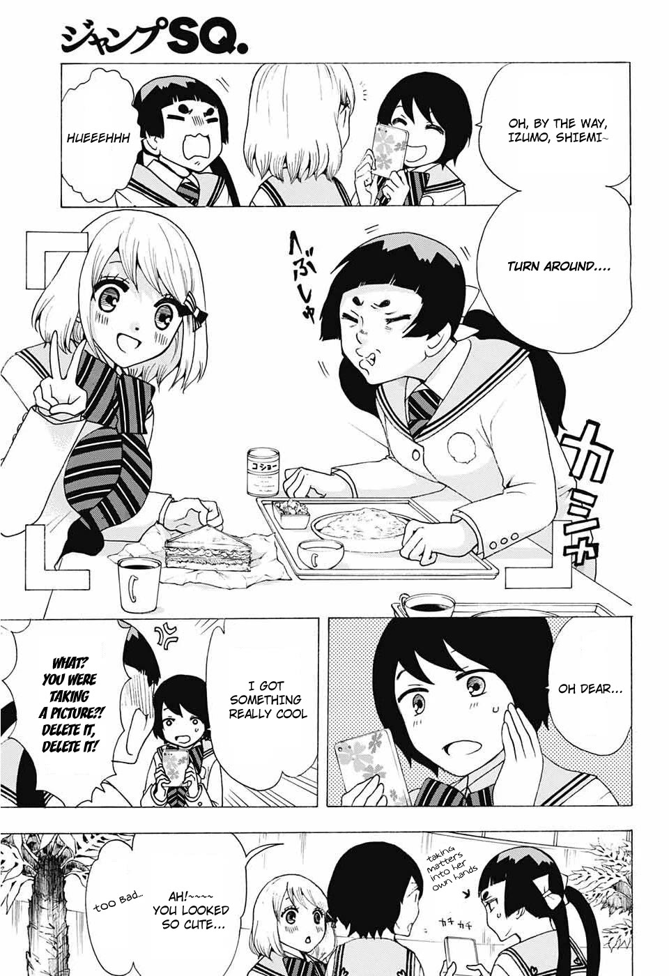 Salaryman Futsumashi Okumura Yukio no Aishuu Chapter 33 page 3 - Chapter 33: The Sorrows of Izumo's Photogenics