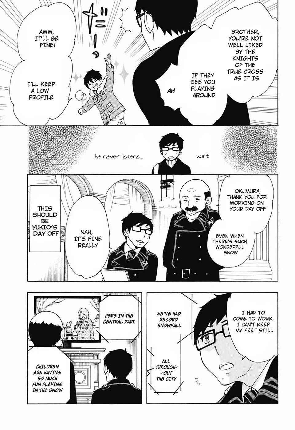 Salaryman Futsumashi Okumura Yukio no Aishuu Chapter 34 page 3 - Chapter 34: The Sorrows of Rin's Snow Games