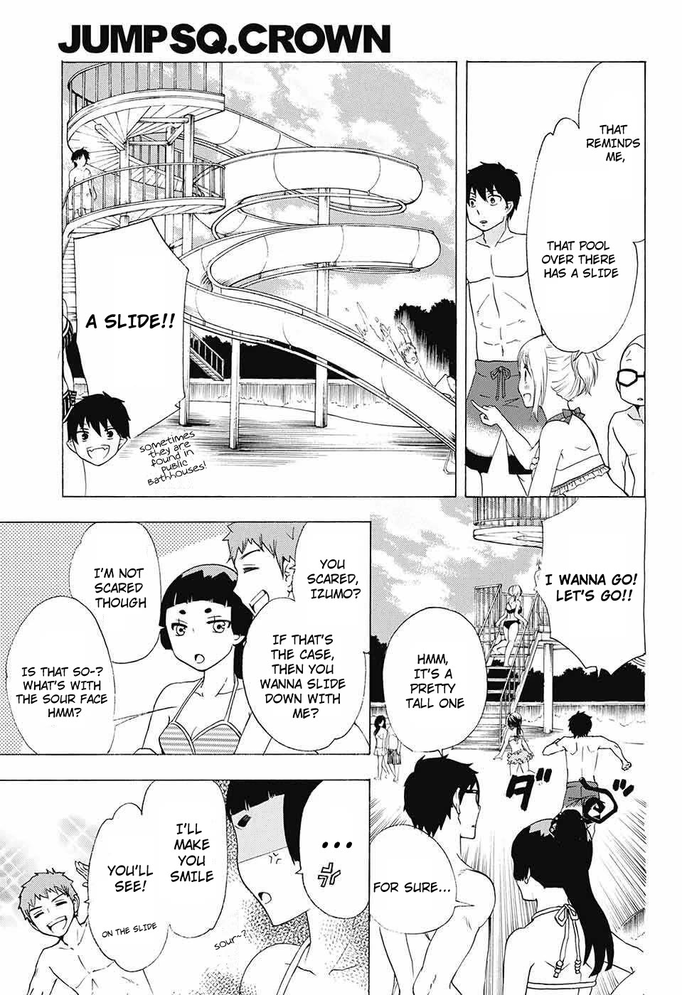 Salaryman Futsumashi Okumura Yukio no Aishuu Chapter 45 page 12 - Chapter 45: The Sorrows of A Summer Pool Trip