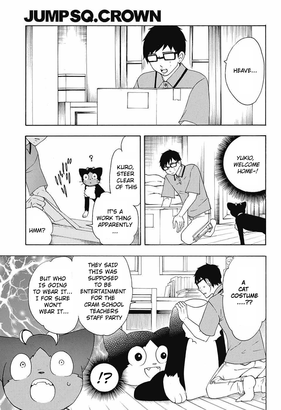 Salaryman Futsumashi Okumura Yukio no Aishuu Chapter 46 page 3 - Chapter 46: The Sorrows of Kuro's New Version