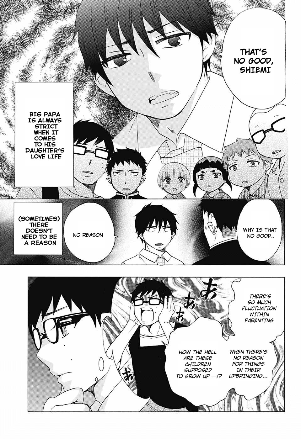 Salaryman Futsumashi Okumura Yukio no Aishuu Chapter 50 page 16 - Chapter 50: The Sorrows of being Big Papa