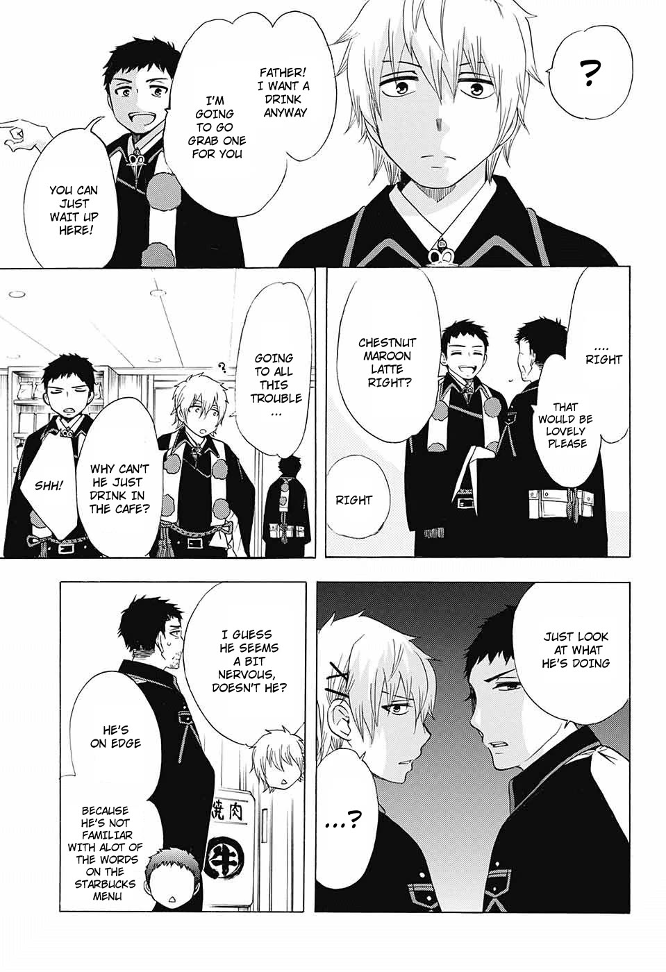 Salaryman Futsumashi Okumura Yukio no Aishuu Chapter 51 page 4 - Chapter 51: The Sorrows of the Situation at Dad's Cafe