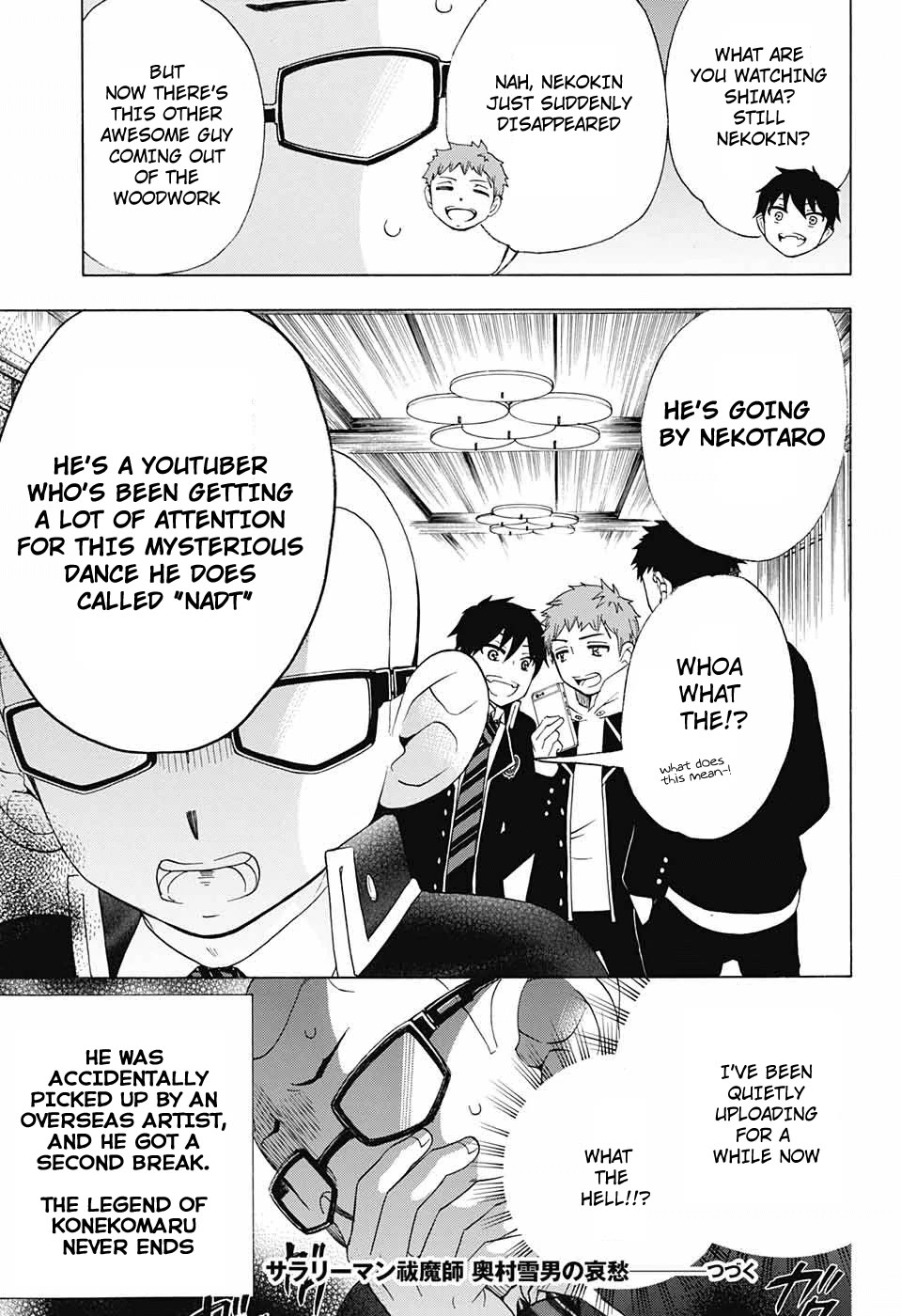 Salaryman Futsumashi Okumura Yukio no Aishuu Chapter 55 page 20 - Chapter 55: The Sorrows of Yotuber Nekokin