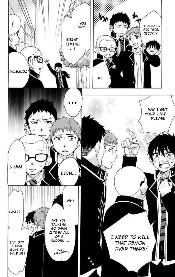 Salaryman Futsumashi Okumura Yukio no Aishuu Chapter 58 page 4 - Chapter 58: The Sorrows of Rin and Shiemi's Change - Last Part