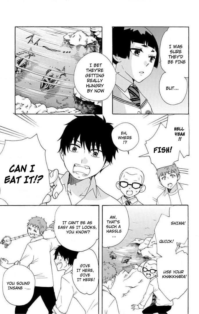 Salaryman Futsumashi Okumura Yukio no Aishuu Chapter 61 page 12 - Chapter 61: The Sorrows of Tetsuwan Exorcist Island