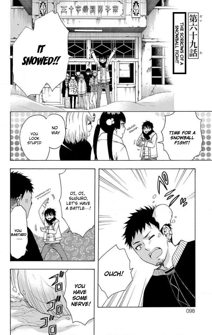 Salaryman Futsumashi Okumura Yukio no Aishuu Chapter 69 page 2 - Chapter 69: The Sorrows of a Snowball Fight