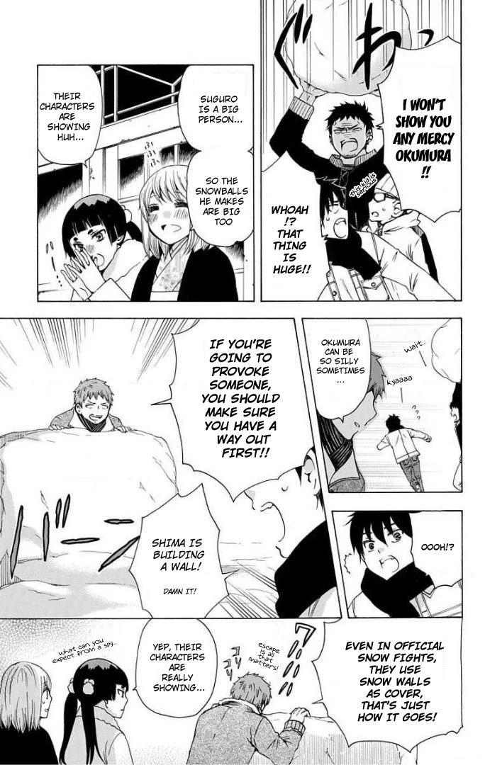 Salaryman Futsumashi Okumura Yukio no Aishuu Chapter 69 page 3 - Chapter 69: The Sorrows of a Snowball Fight