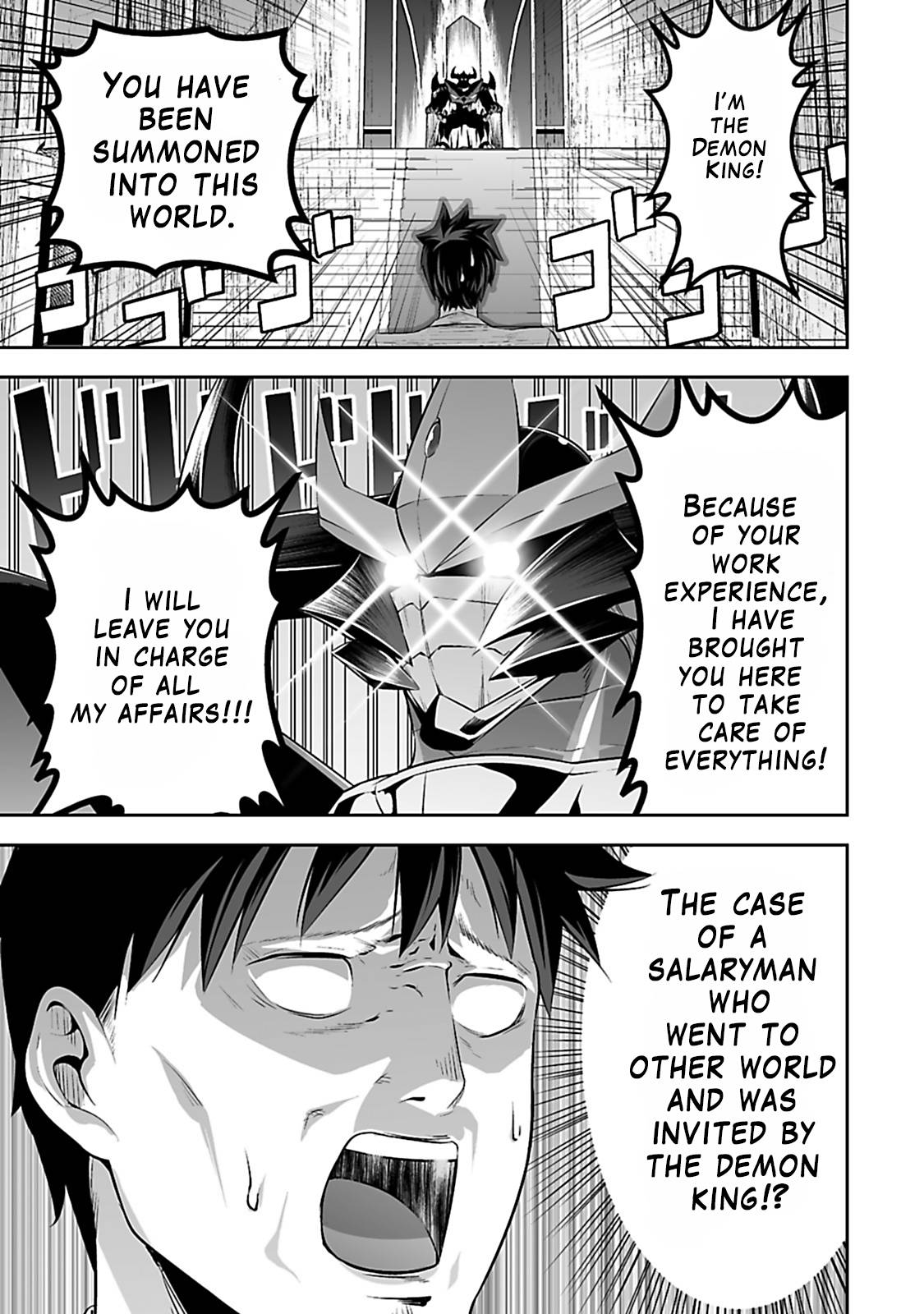Salaryman ga Isekai ni Ittara Shitennou ni Natta Hanashi Chapter 1 page 7 - Chapter 1