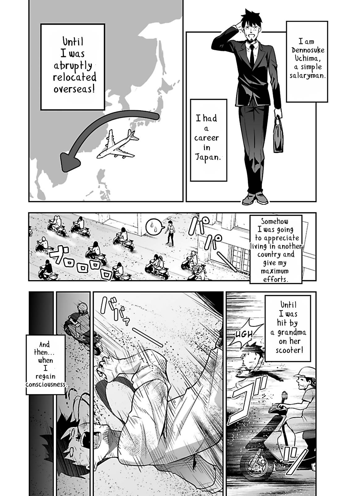 Salaryman ga Isekai ni Ittara Shitennou ni Natta Hanashi Chapter 1 page 8 - Chapter 1