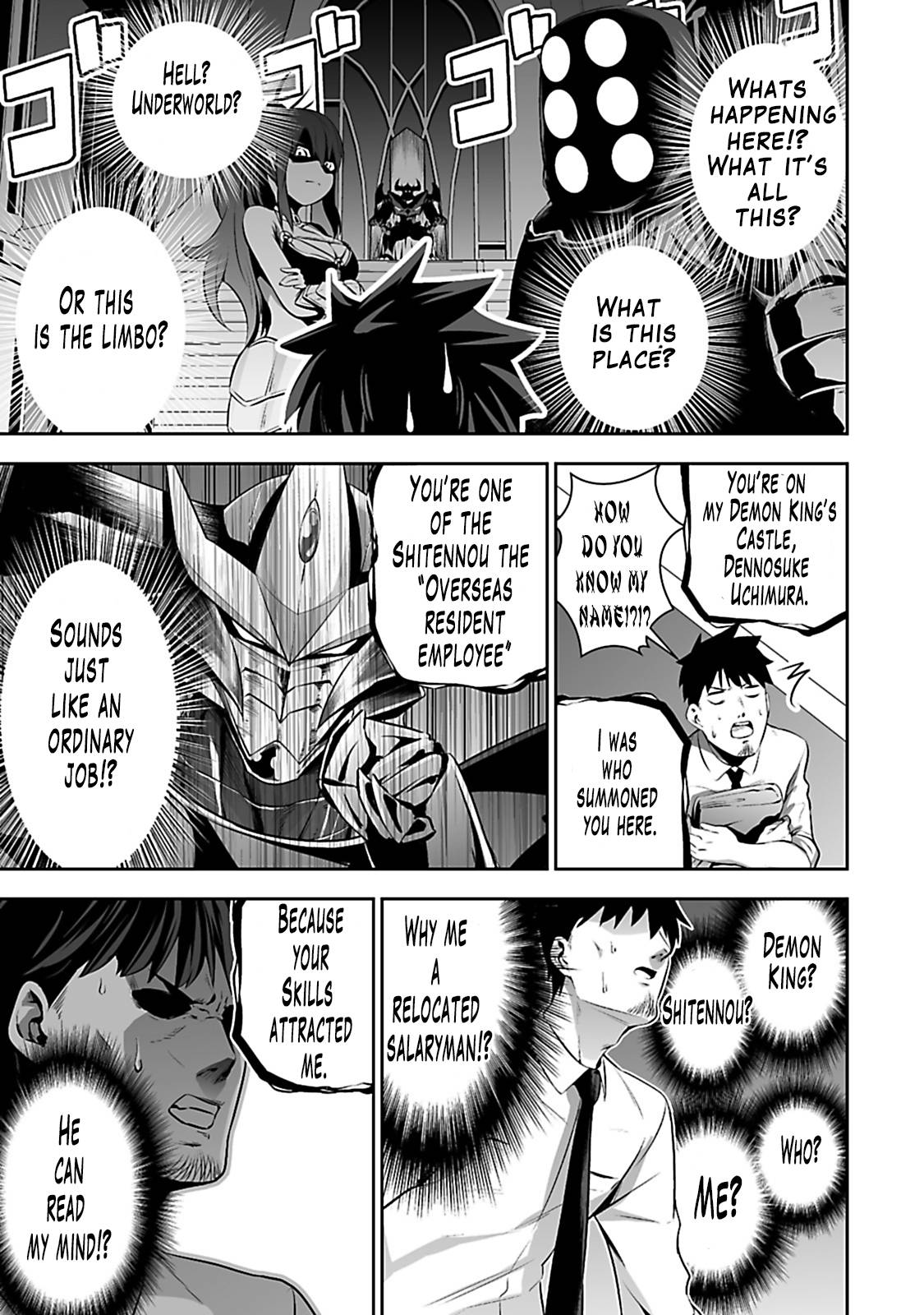 Salaryman ga Isekai ni Ittara Shitennou ni Natta Hanashi Chapter 1 page 9 - Chapter 1