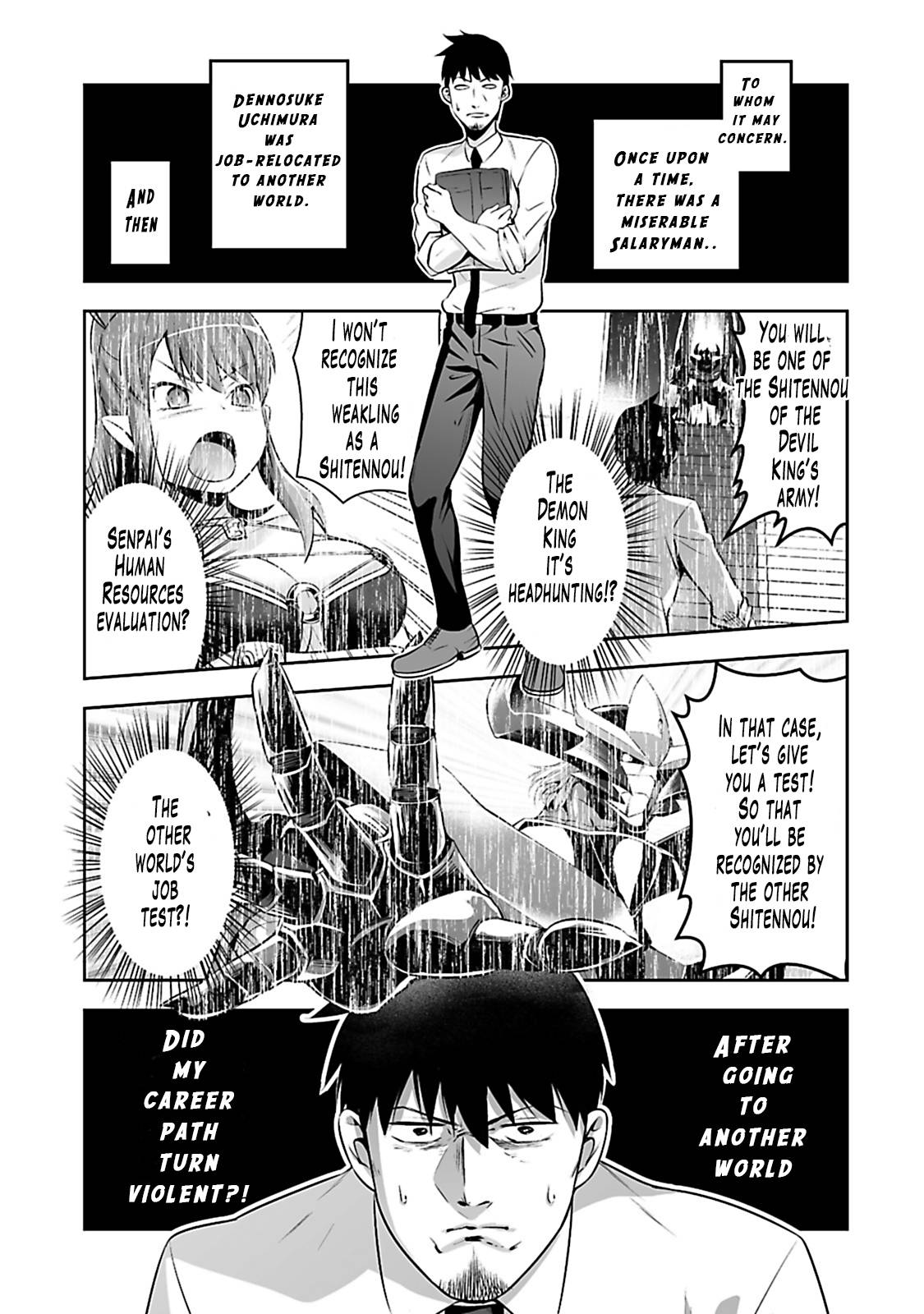 Salaryman ga Isekai ni Ittara Shitennou ni Natta Hanashi Chapter 2 page 3 - Chapter 2