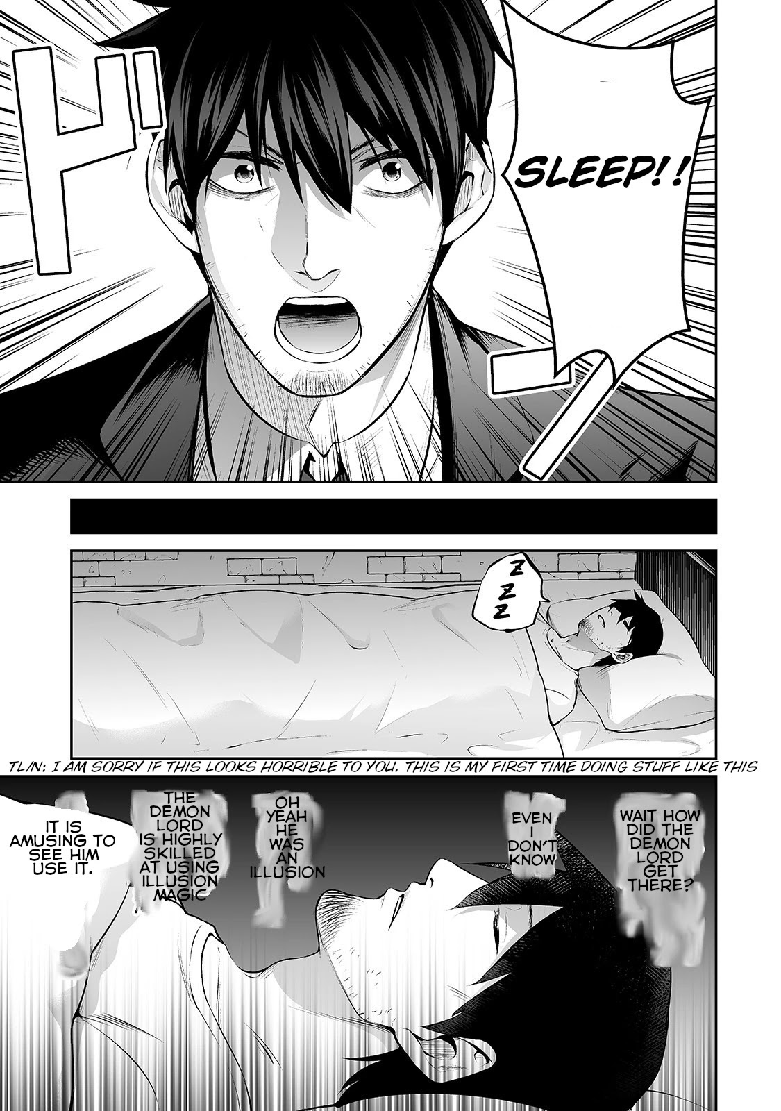 Salaryman ga Isekai ni Ittara Shitennou ni Natta Hanashi Chapter 26 page 11 - Chapter 26: Good Sleep