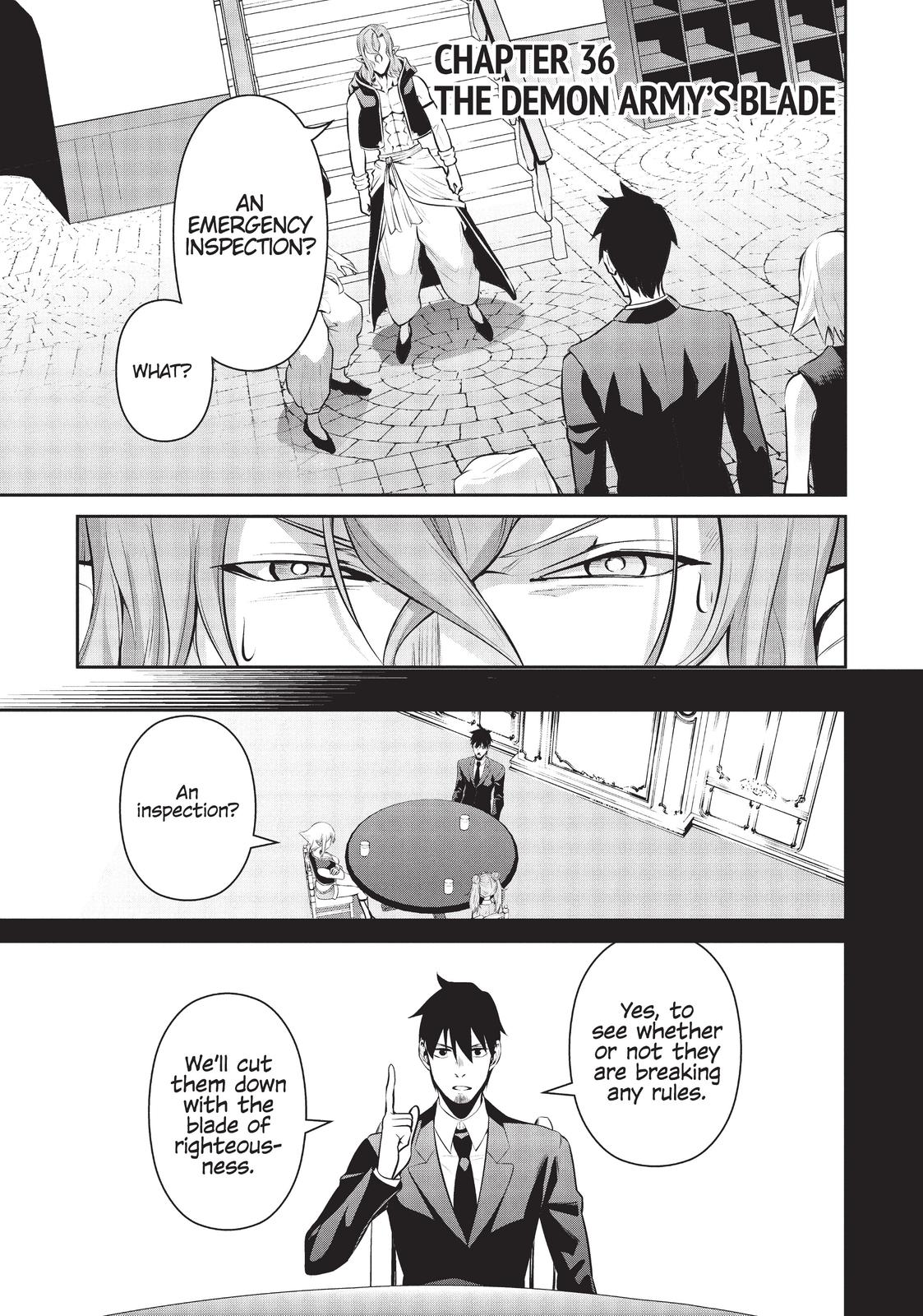 Salaryman ga Isekai ni Ittara Shitennou ni Natta Hanashi Chapter 36 page 1 - Chapter 36