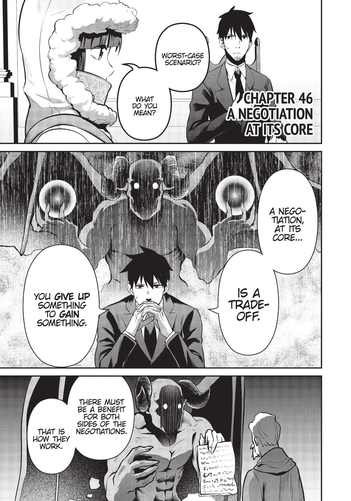 Salaryman ga Isekai ni Ittara Shitennou ni Natta Hanashi Chapter 46 page 1 - Chapter 46