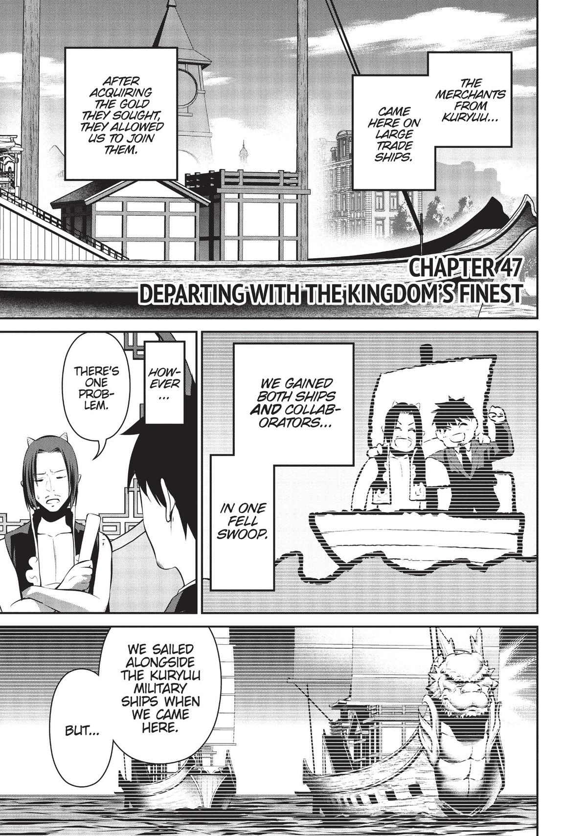 Salaryman ga Isekai ni Ittara Shitennou ni Natta Hanashi Chapter 47 page 1 - Chapter 47