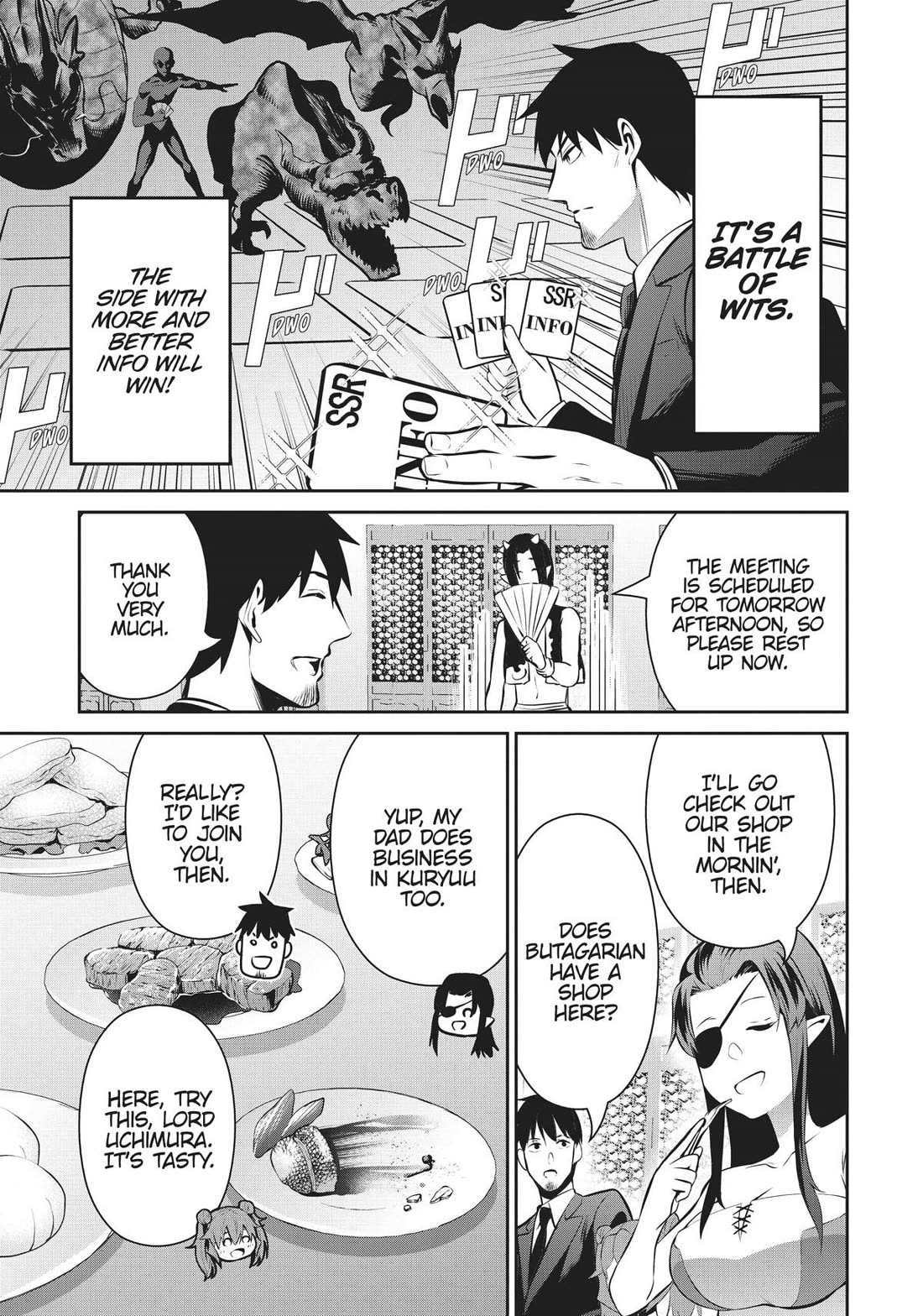 Salaryman ga Isekai ni Ittara Shitennou ni Natta Hanashi Chapter 49 page 13 - Chapter 49