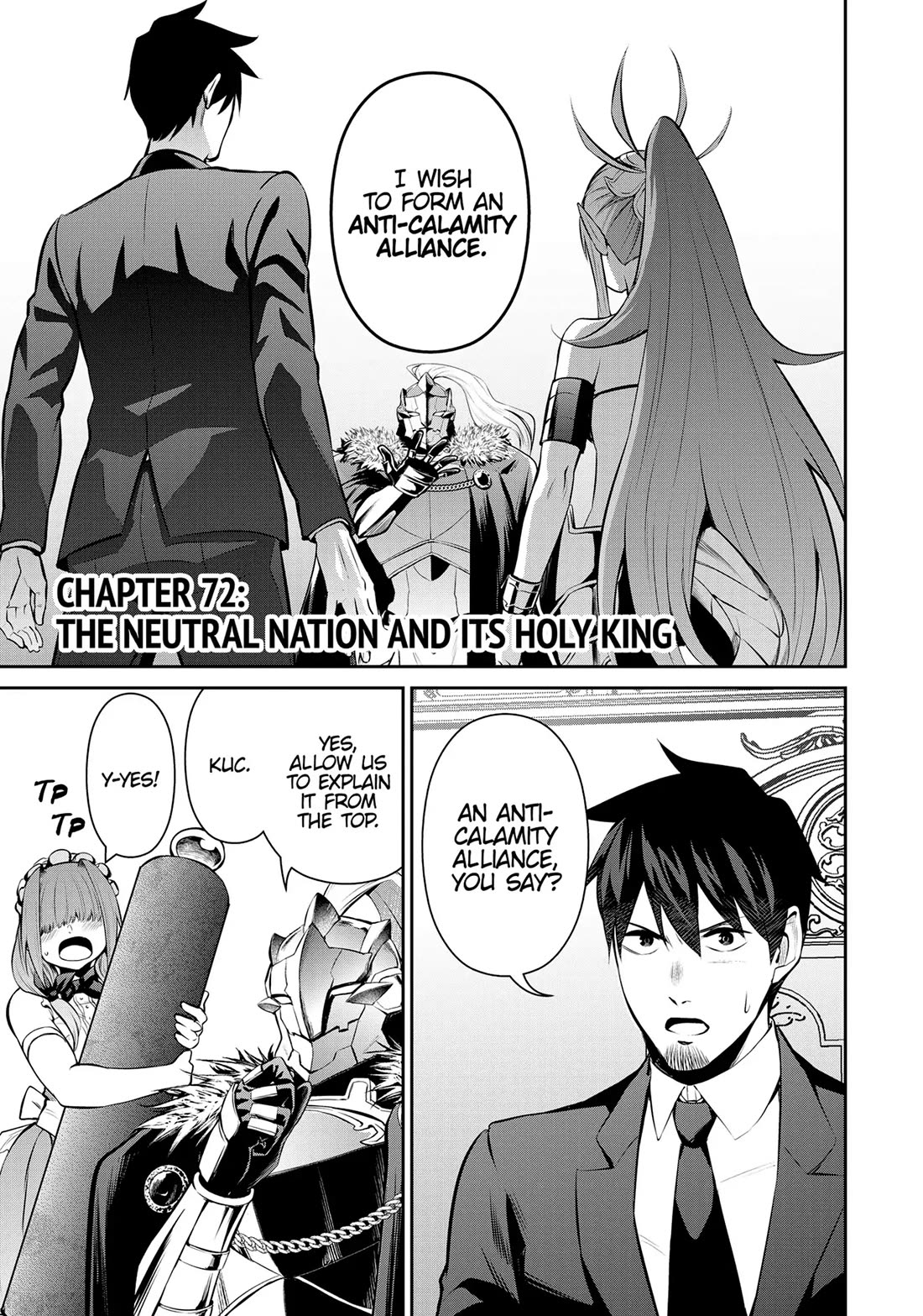 Salaryman ga Isekai ni Ittara Shitennou ni Natta Hanashi Chapter 72 page 1 - Chapter 72