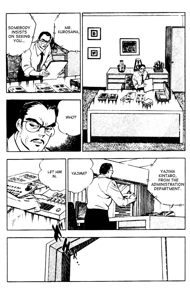 Salaryman Kintarou Chapter 5 page 13 - Chapter 5 : Kintaro Cuts His Hair