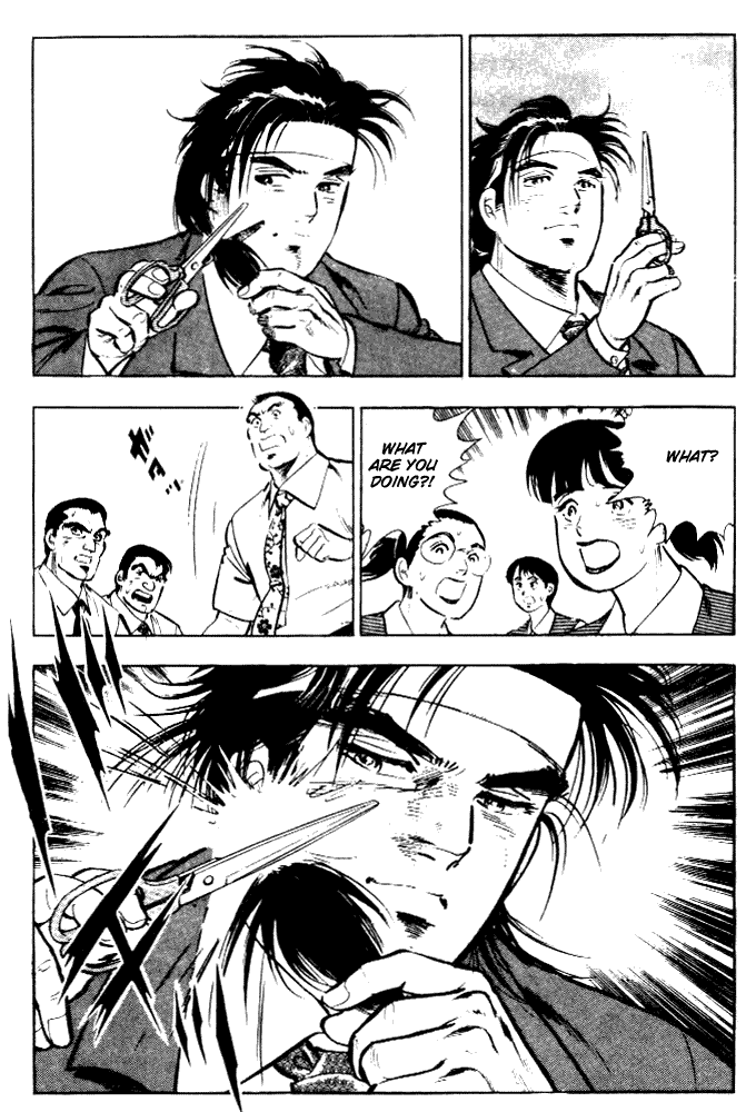 Salaryman Kintarou Chapter 5 page 7 - Chapter 5 : Kintaro Cuts His Hair