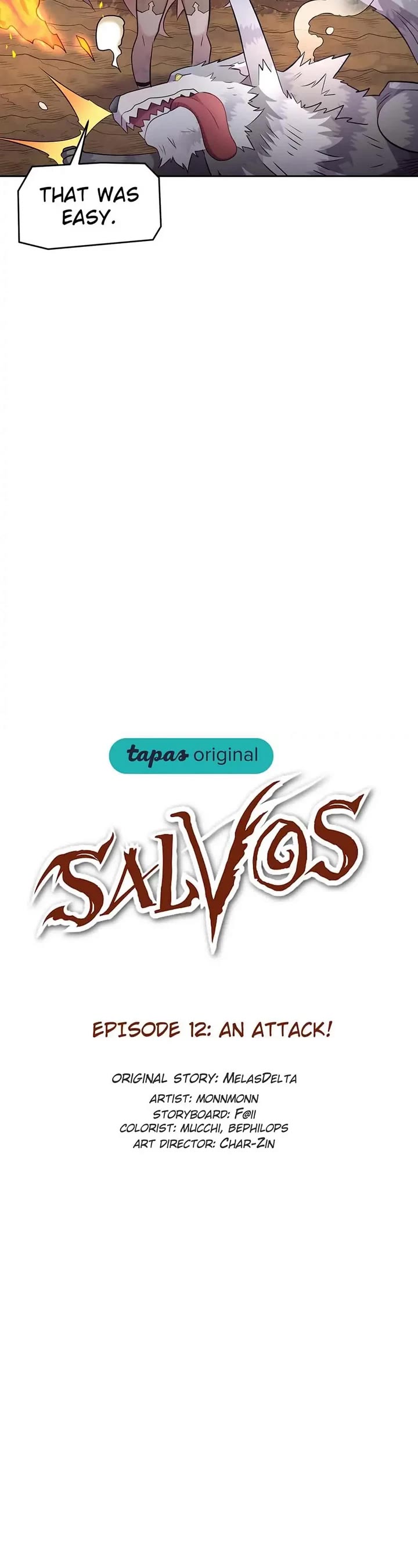 Salvos (A Monster Evolution LitRPG) Chapter 12 page 5 - Chapter 12: An Attack