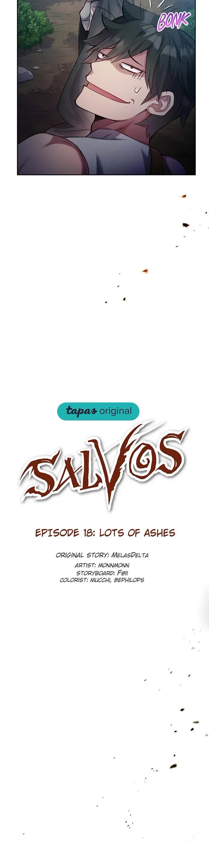 Salvos (A Monster Evolution LitRPG) Chapter 18 page 4 - Chapter 18: Ashes. Lots of Ashes.