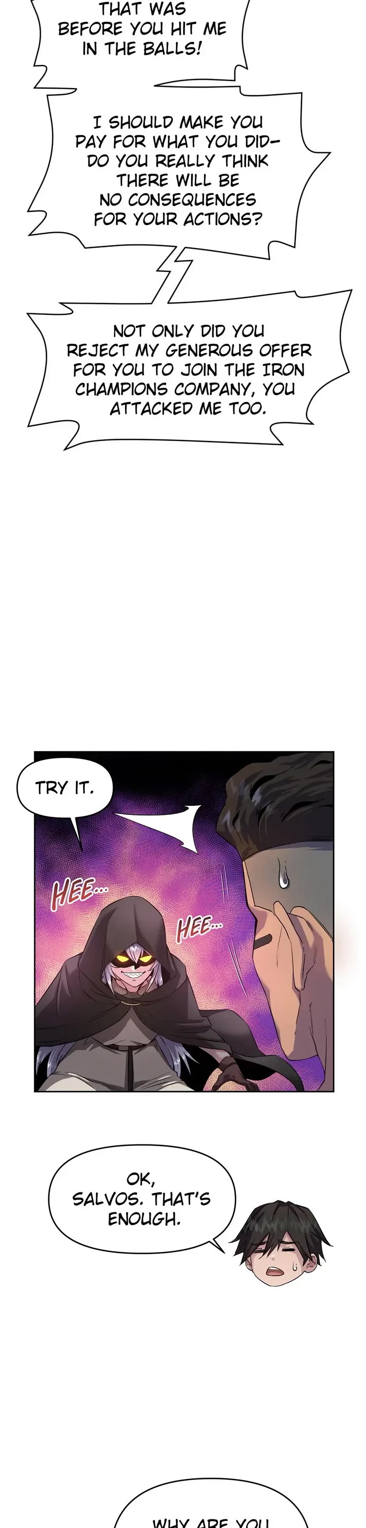 Salvos (A Monster Evolution LitRPG) Chapter 23 page 12 - Chapter 23: Are You Evil?