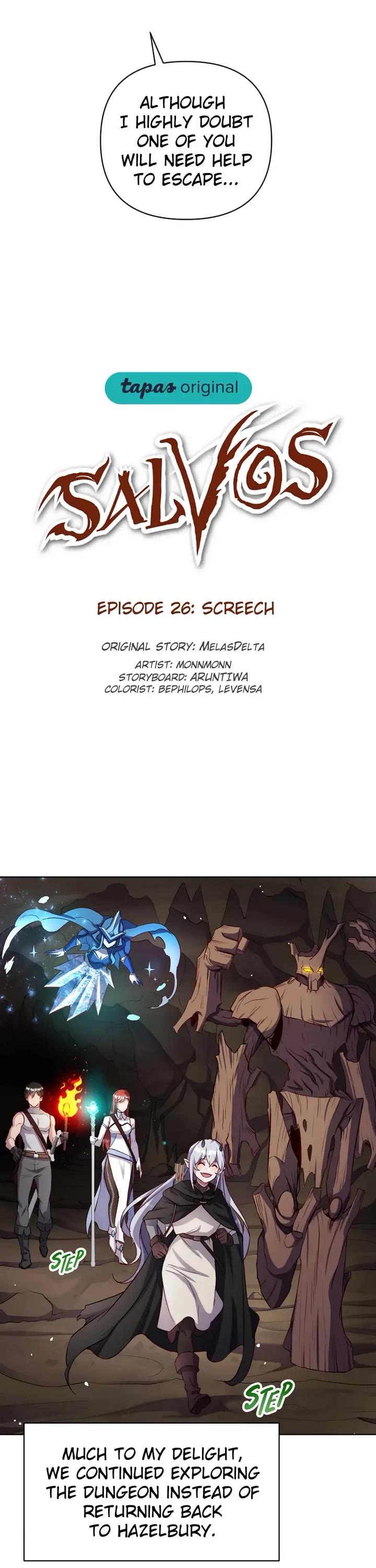 Salvos (A Monster Evolution LitRPG) Chapter 26 page 6 - Chapter 26: Screech