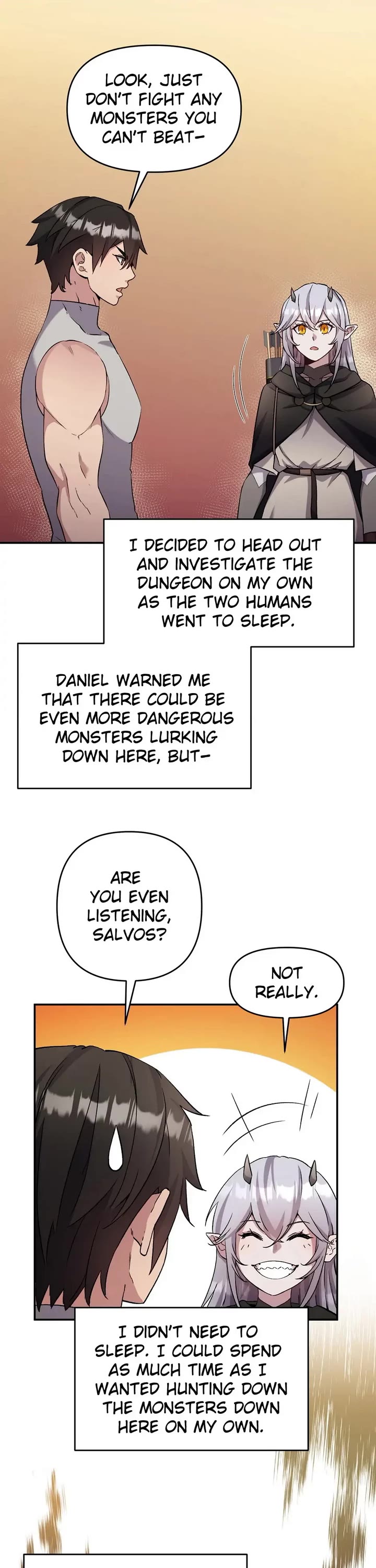 Salvos (A Monster Evolution LitRPG) Chapter 27 page 1 - Chapter 27: Grinding and Learning