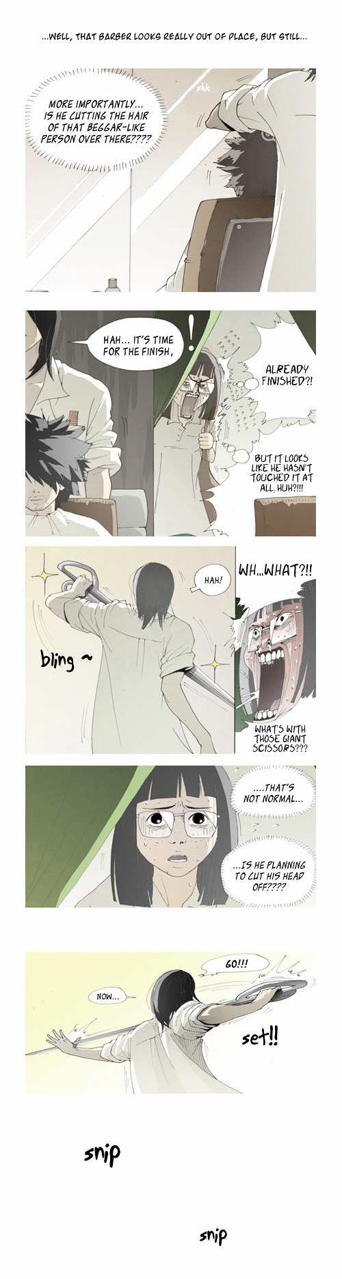 Sambong Barber Shop Chapter 3 page 2 - Chapter 3 : Encounter