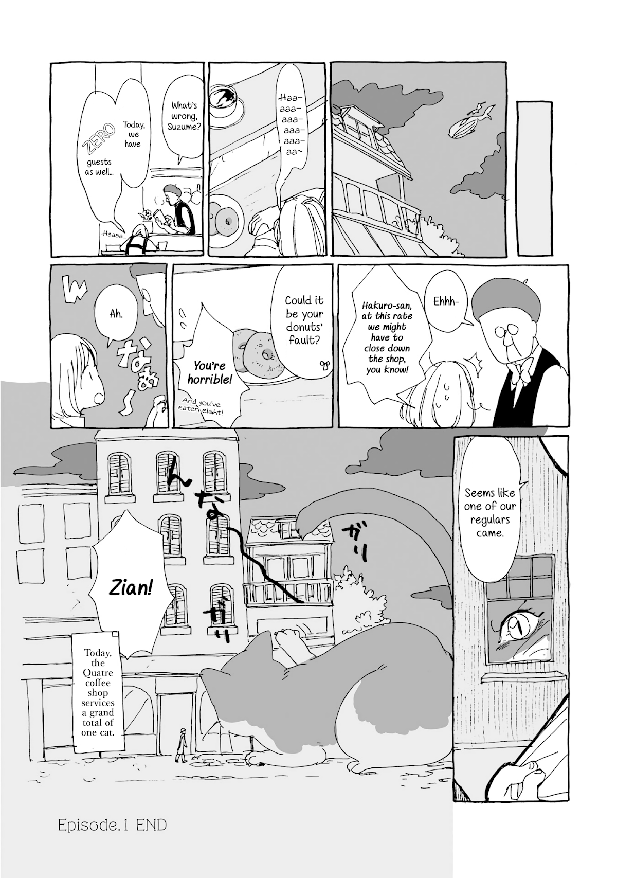 Samenai Machi no Kissaten Chapter 1 page 12 - Chapter 1: A Coffee Shop with Nothing but Donuts