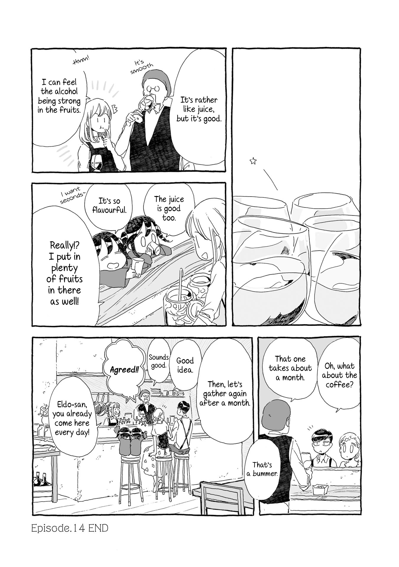Samenai Machi no Kissaten Chapter 14 page 8 - Chapter 14: Sangria Party