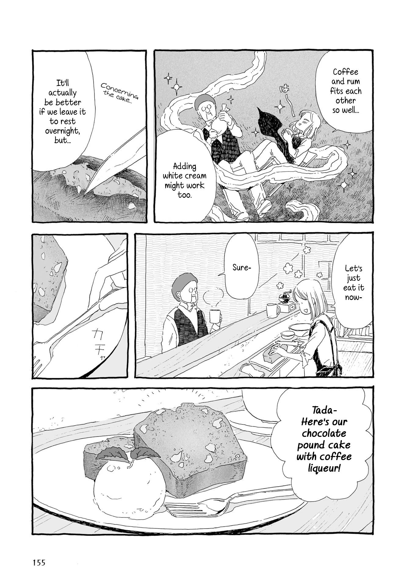 Samenai Machi no Kissaten Chapter 16 page 7 - Chapter 16: Tipsy Chocolate Pound