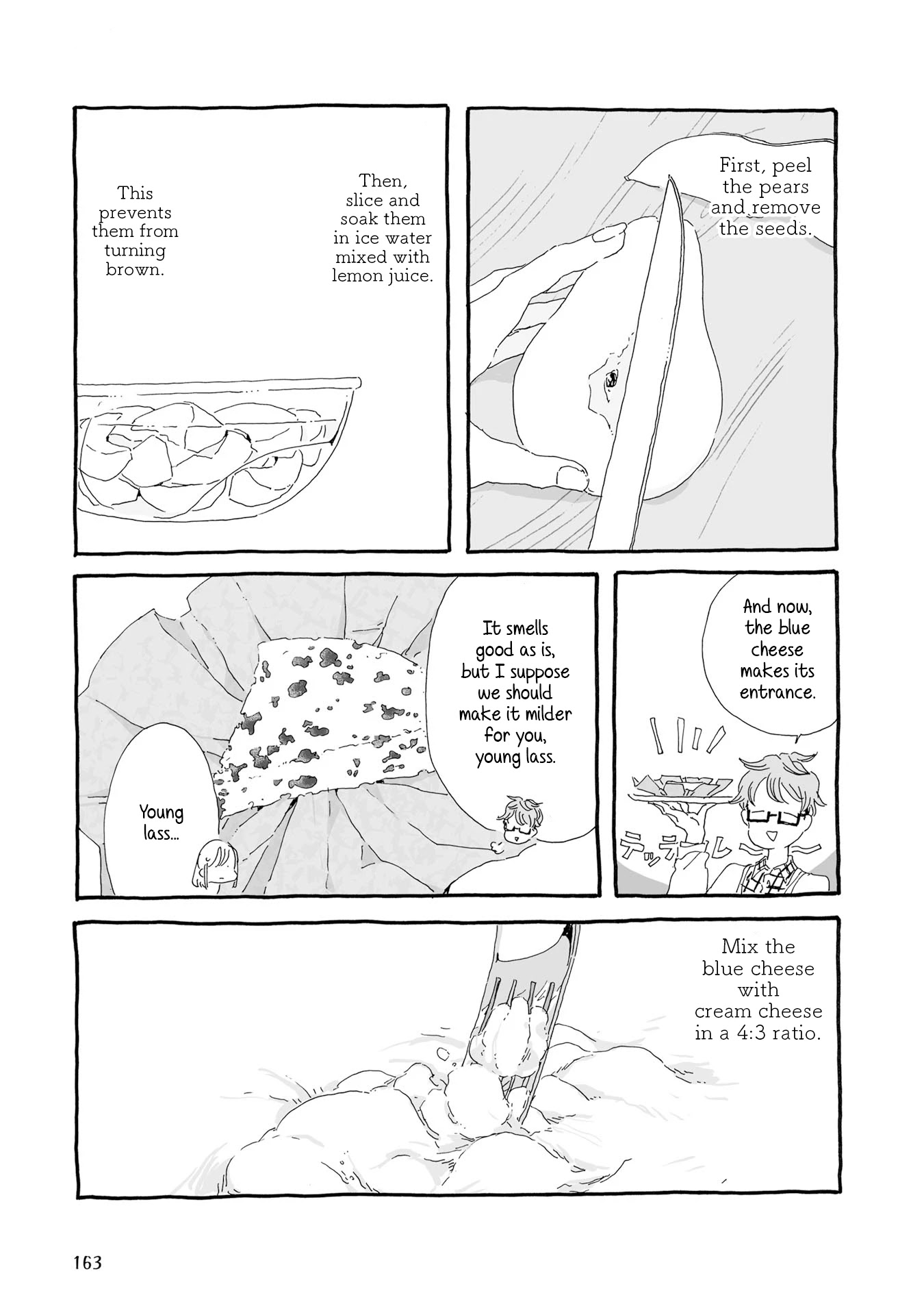 Samenai Machi no Kissaten Chapter 17 page 5 - Chapter 17: Blue Cheese Lesson