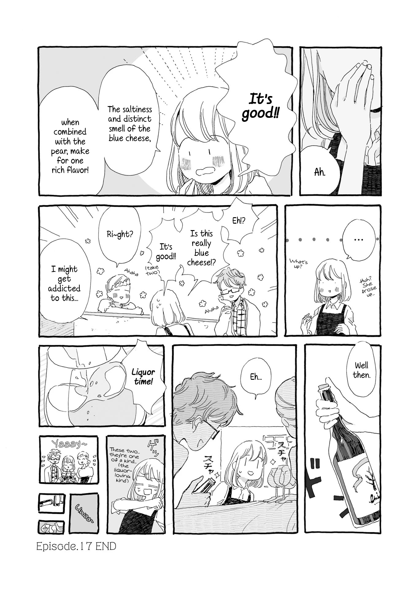 Samenai Machi no Kissaten Chapter 17 page 8 - Chapter 17: Blue Cheese Lesson