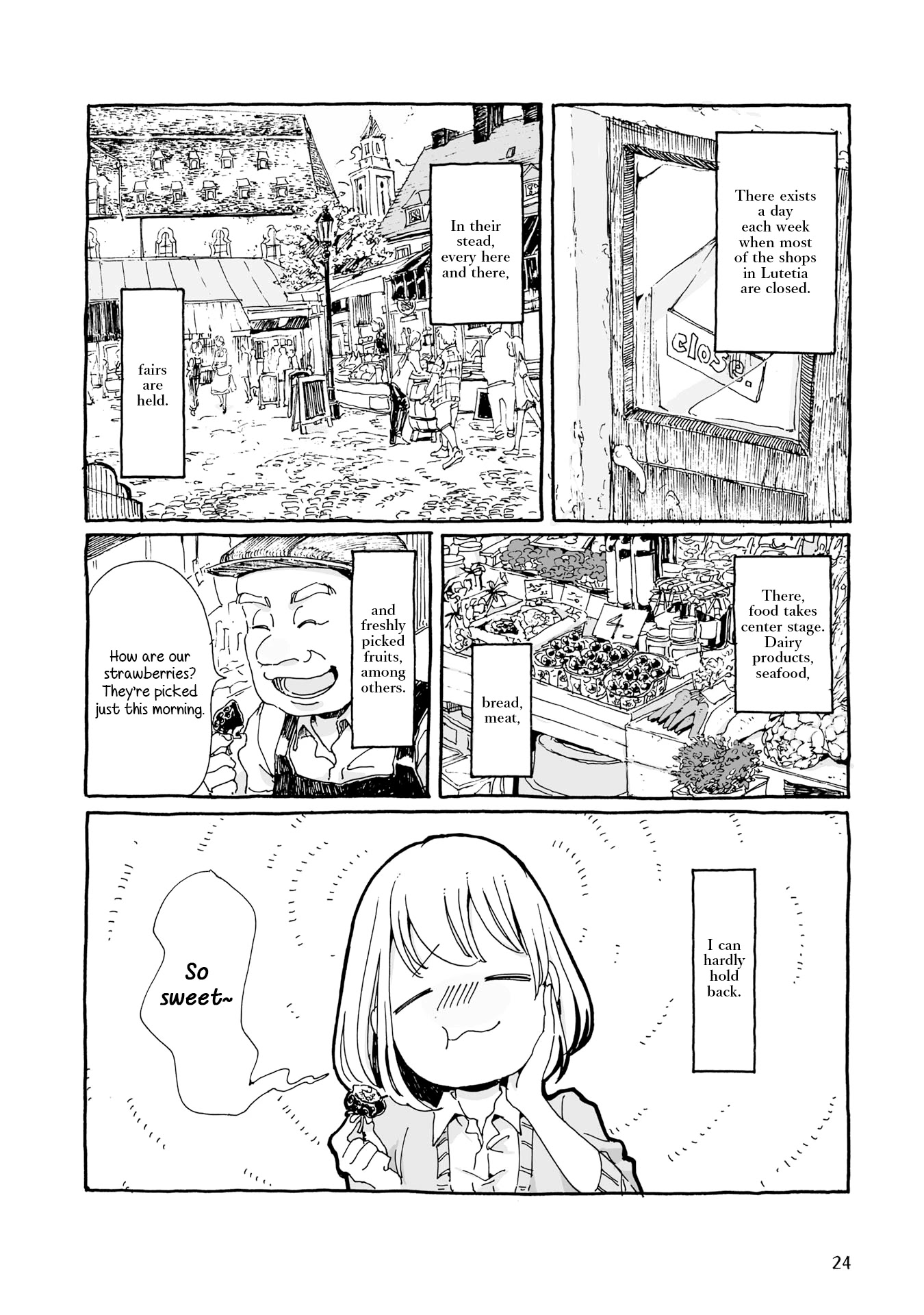Samenai Machi no Kissaten Chapter 3 page 2 - Chapter 3: Misshapen Strawberry Tart