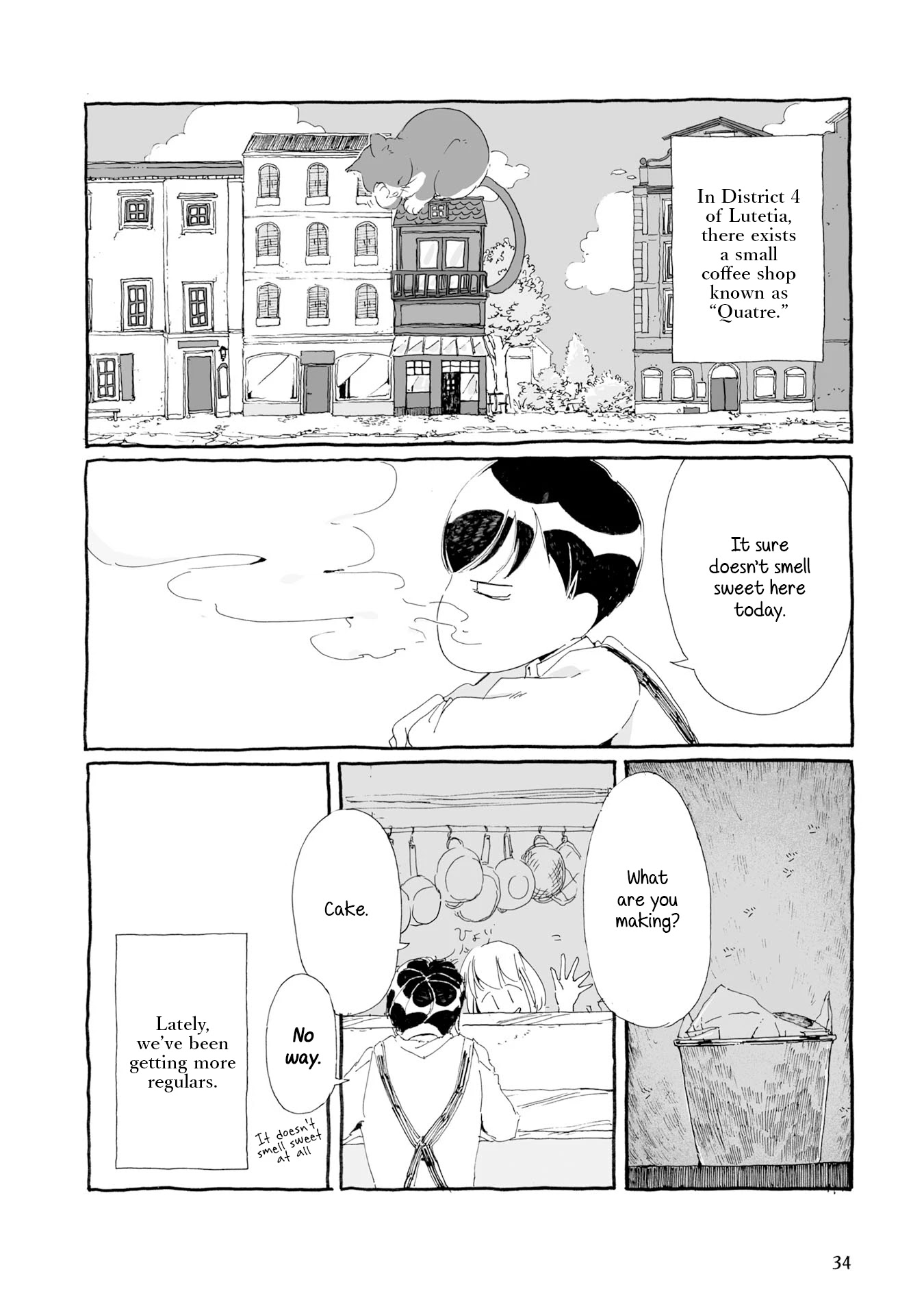 Samenai Machi no Kissaten Chapter 4 page 2 - Chapter 4: Cake Sale for the Early Afternoon