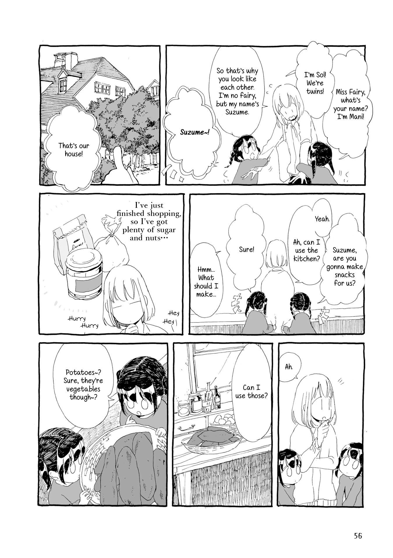 Samenai Machi no Kissaten Chapter 6 page 6 - Chapter 6: The Twin Witches and Panellets