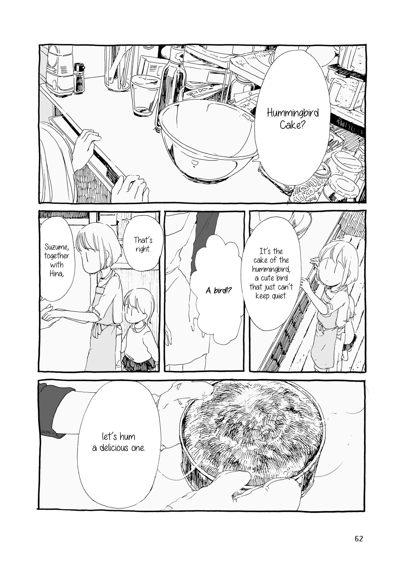 Samenai Machi no Kissaten Chapter 7 page 2 - Chapter 7: Suzume and Hina's Hummingbird Cake