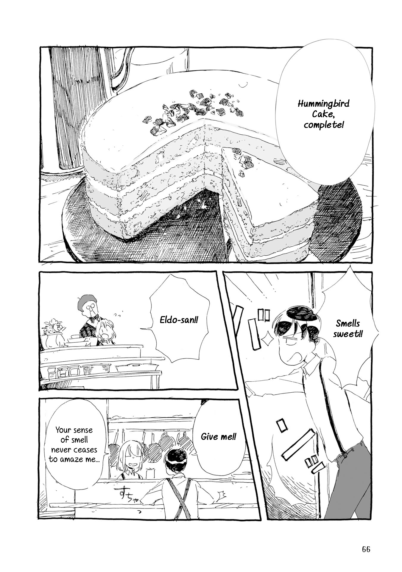 Samenai Machi no Kissaten Chapter 7 page 6 - Chapter 7: Suzume and Hina's Hummingbird Cake
