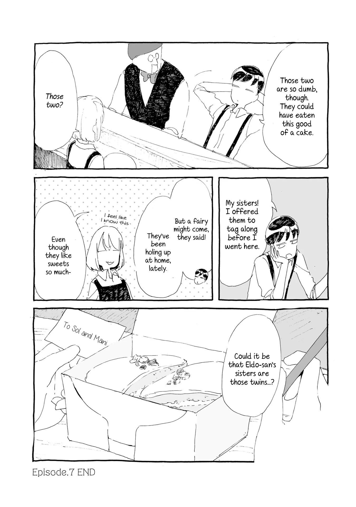 Samenai Machi no Kissaten Chapter 7 page 8 - Chapter 7: Suzume and Hina's Hummingbird Cake