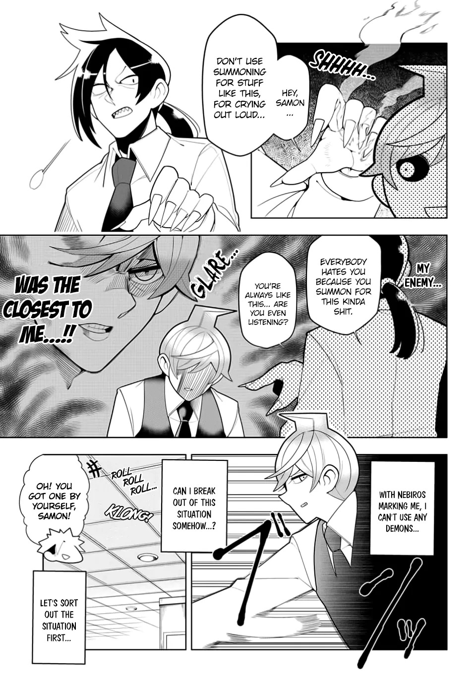 Samon-kun wa Summoner Chapter 15 page 17 - Chapter 15: Samon-Kun's grip was just bad