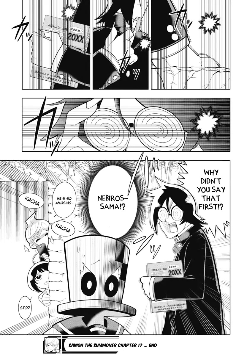 Samon-kun wa Summoner Chapter 17 page 20 - Chapter 17: Samon-kun thinks highly of himself
