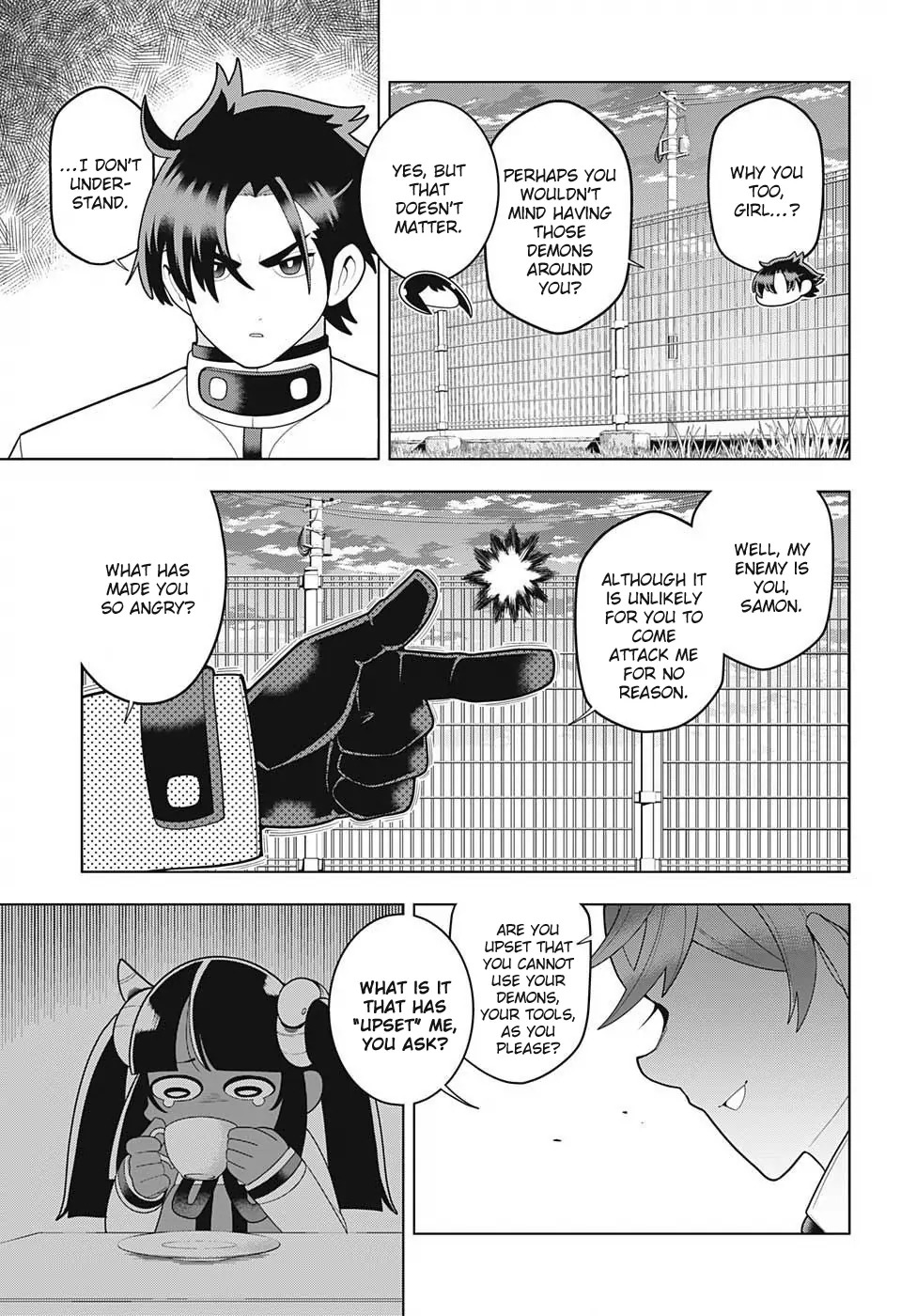 Samon-kun wa Summoner Chapter 25 page 17 - Chapter 25: Samon-kun Burns in Silence