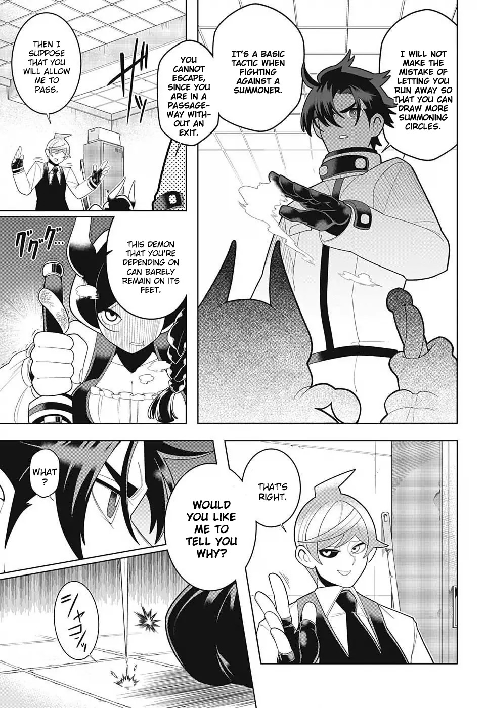 Samon-kun wa Summoner Chapter 26 page 13 - Chapter 26: Samon-kun Does Not Talk About His Past